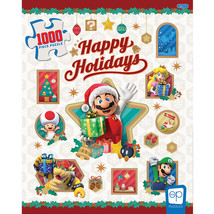 Super Mario Happy Holidays Puzzle 1000pc - £44.38 GBP