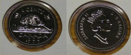 1999 Canada 5 Cent Beaver Nickel Proof Like - $1.11
