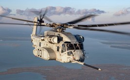Framed 4&quot; X 6&quot; Print of a Sikorsky CH-53E &quot;Super Stallion&quot; Helicopter. - £11.83 GBP