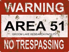 Area 51 Groom Lake No Trespassing Decal - £7.03 GBP