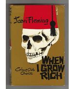 Joan Fleming WHEN I GROW RICH First Edition Mystery Istanbul Detective N... - $67.50