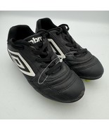 Umbro Finale Soccer Futbol Cleats Shoes Black Neon Green Youth Size 11 - $17.73 CAD
