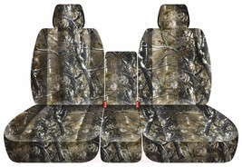 40/20/40 Front set car seat covers fits 2003 Dodge Ram 1500  Camo Woods - £70.69 GBP