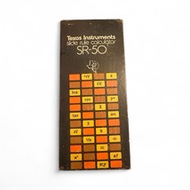 Vtg Texas Instruments TI SR-50 Calculator Box Case Parts or Repair Only - $128.87 MXN