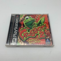 Sony PlayStation 1 Frogger 2 Swampy&#39;s Revenge PS1 Black Label Complete T... - £11.67 GBP