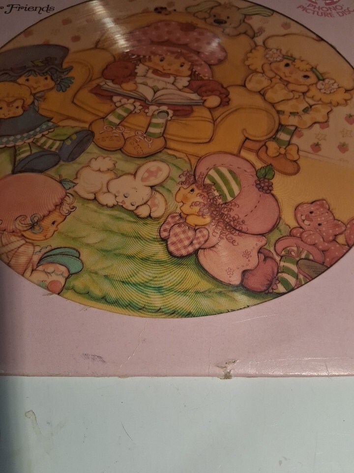Strawberry Shortcake Friends Limited Edition Vintage 1981 Picture Disc Vinyl LP Item image 11