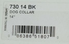 Valhoma 730 14 BK Dog Collar Black Single Layer Nylon 14 inches Package 1 image 5
