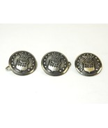 3 Silver Tone Vintage Uniform Buttons, US Air Force, Eagle w/13 Stars, #... - $20.07 CAD