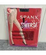 Spanx Sheers by Sara Blakely Invisible Luxe Leg Size B Very Black - 20024R - $24.99