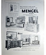 1950 MENGEL FURNITURE - Kentucky - Vintage Print Ad-Luxurious Home-Bedro... - $10.64