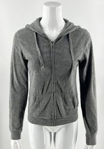 Live Love Dream Aeropostale Womens Size M Velour Sequin Hooded Track Jacket - £19.38 GBP