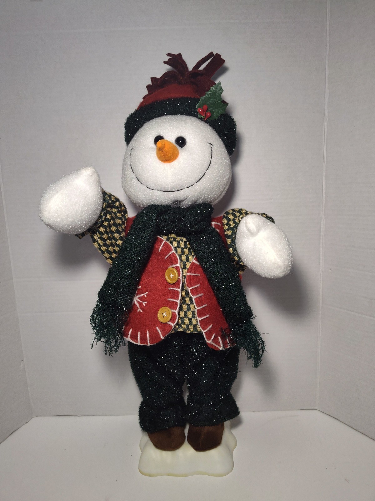 Vintage Kmart Trim-A-Home Animated Snowman Figure 24V AC Plug-In Holiday... - $29.69