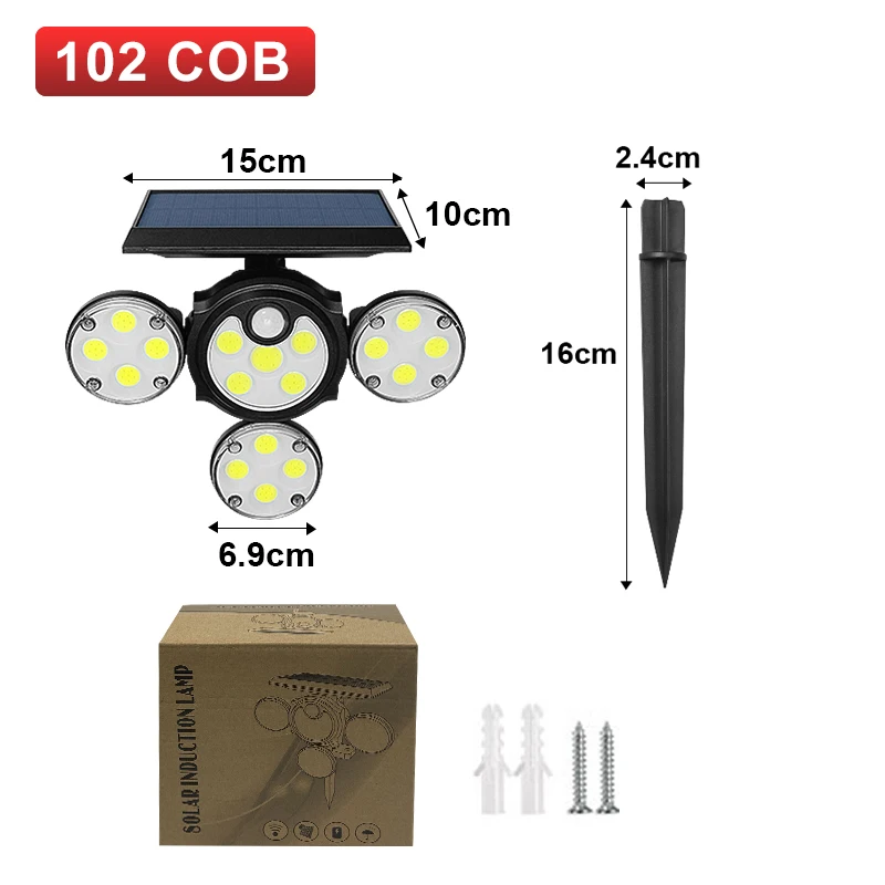 2022 Newest Solar Garden Light Dual Purpose Garden Street Lights Waterproof Sola - £148.86 GBP