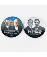 Obama Inauguration 2009 Pinback Button Freedom First Term Inaugural Lot ... - $7.57