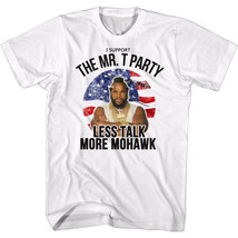 A-Team Mr Tea Party Men&#39;s T Shirt BA Baracas Less Talk Mohawk 80s Tee Legend Top - £20.76 GBP+