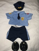 Build A Bear Workshop Police Officer Outfit Accessory Hat Shoes - $16.82