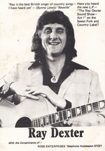 Ray Dexter Self Titled Debut LP Record Launch Country &amp; Western RCA 1970s Photo - £6.38 GBP