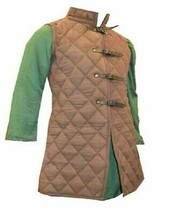 Medieval Costumes Dress Aketon Coat Armor Cotton Gambeson Vest Christmas Gift - £57.58 GBP