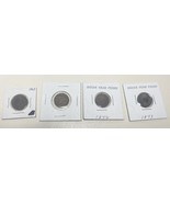 Four U.S. Early Dated Indian Head Coins - 1863, 1893, 1896 and 1903 - €6,83 EUR