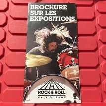 Rock And Roll Hall Of Fame Dave Grohl Foo Brochure In French Cleveland O... - $22.49
