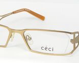 CECI 5171 160 Oro / Marrón Gafas Montura Metálica 50-17-135mm Alemania - $66.86