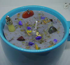  Lilac Lavender Eucaly 8oz Blue World Market Mug Crystal Pendant Treasur... - £15.75 GBP