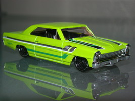 Hot Wheels - 2012 MUSCLE MANIA - &#39;66 CHEVY NOVA - WAL MART EXCLUSIVE - $6.50