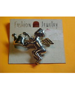 Angel pin &amp;  Angel Ear rings - Pierced Ears - $7.00