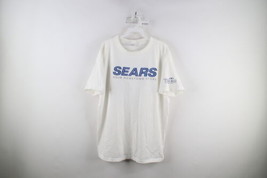 Vintage 90s Mens XL Spell Out Sears A Taste of Chicago Short Sleeve T-Shirt - £31.61 GBP