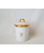 Tressemanes &amp; Vogt T&amp;V Limoges Gold Rim Monogram Condensed Milk Holder F... - £38.06 GBP