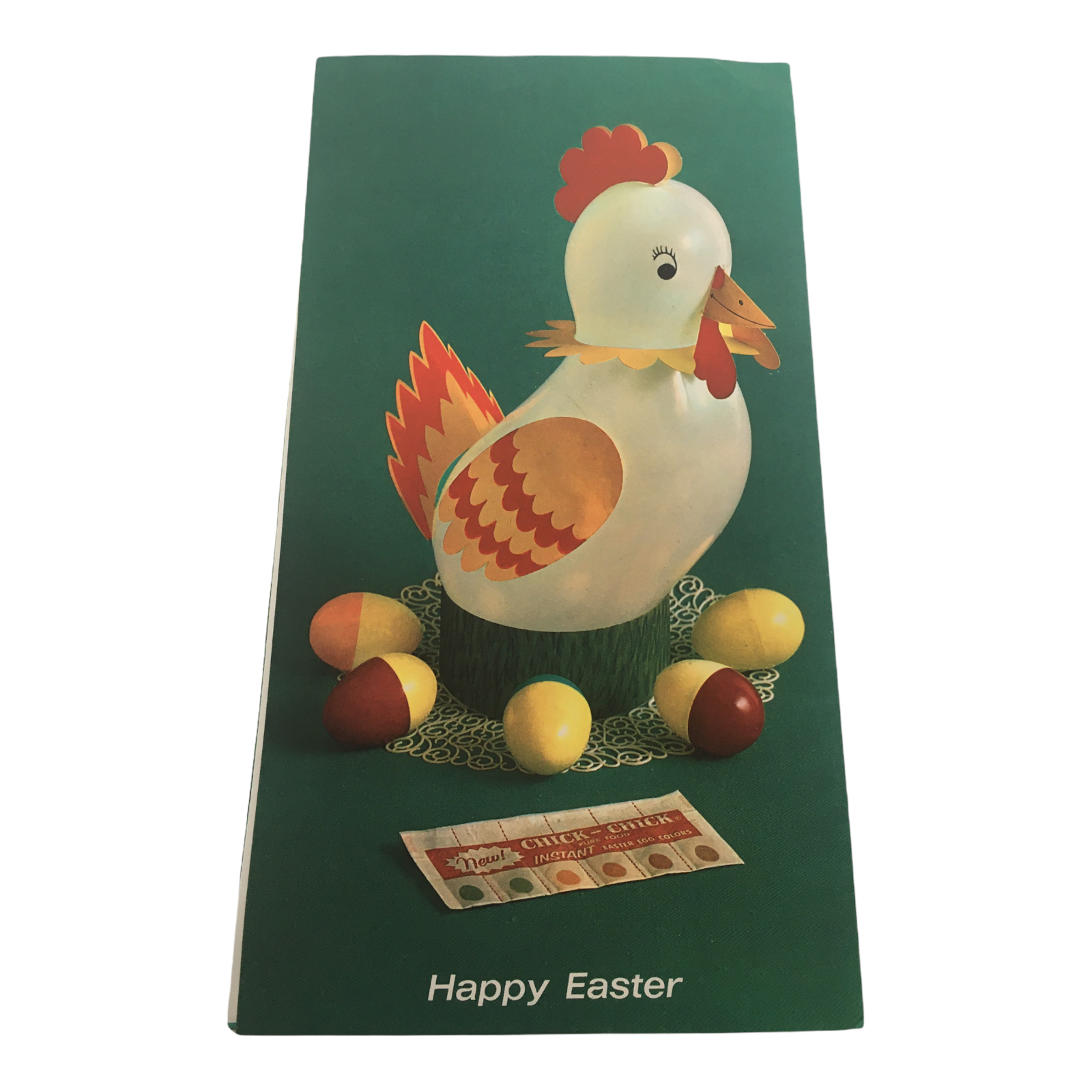 Esso Advertisement Easter Mother Hen Table Centerpiece to Assemble Vintage Paper - $19.99