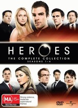 Heroes Complete Collection DVD | Season 1, 2, 3 &amp; 4 | 22 Discs | Region 4 &amp; 2 - £41.22 GBP