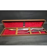 Gerber Legendary Blades 9&quot; Balmung Knife/Siegfried Fork Carving Set Waln... - $71.48 CAD