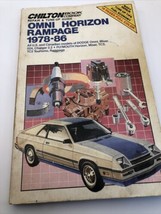 Chilton 1978-1986 Dodge Omni Horizon Rampage Repair Manual : CH 6845 - $18.18