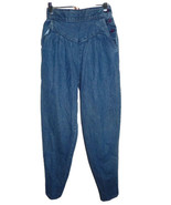 Vtg Levis Junior Girls 3 (22 1/2x27 1/4) Pin-Striped Jeans Pleated High ... - £39.62 GBP