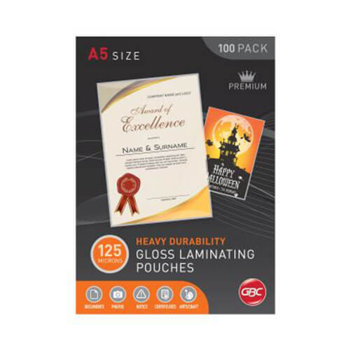 GBC Signature Laminating Pouches (100pk) - 125 micron A5 - $65.15