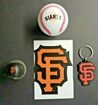 San Francisco Giants Baseball Vending Charms Lot of 4 Ball Helmet, Key Chain 295 - $16.99