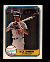 1981 Fleer #122 Rick Monday Nmmt Dodgers *X104415 - $1.47