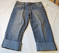 Cato Sportswear Denim Capri 12 womens ladies pants blue Jeans 9349  NWT - £16.45 GBP