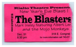 The Blasters Concert Ticket Stub December 31 Tucson Arizona - $24.74