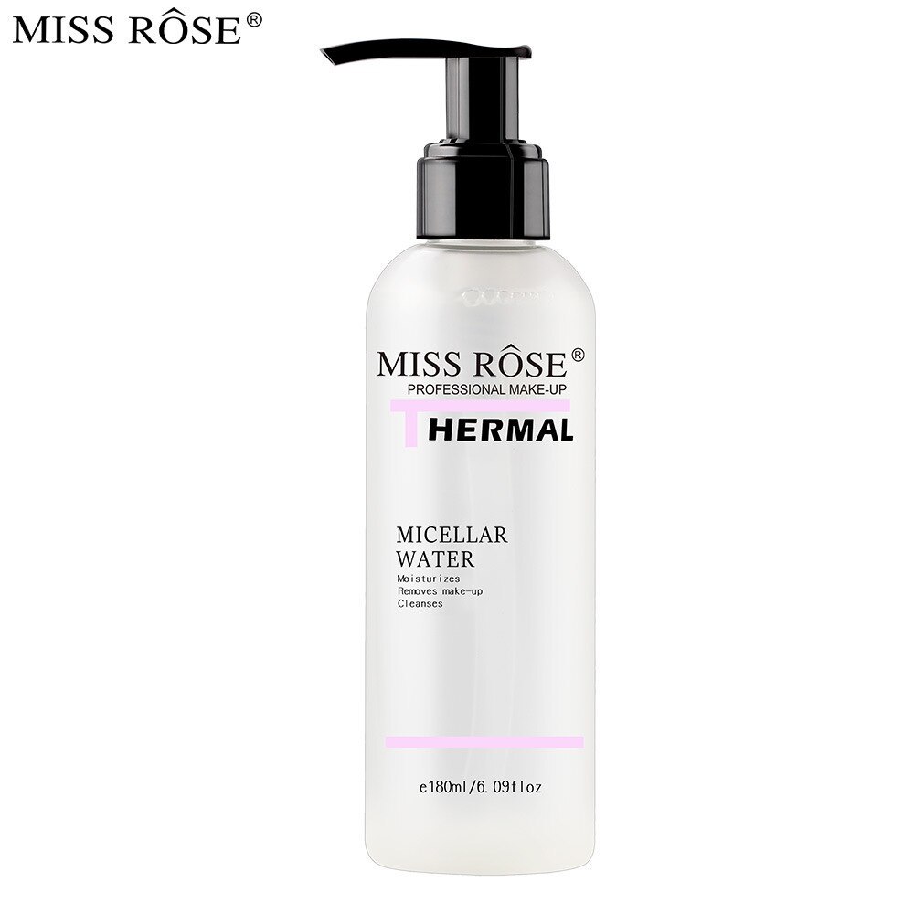 MISS ROSE 180ml Face Eye Lip Makeup Remover Water Cleansing Water Oil Free Deep  - $52.18