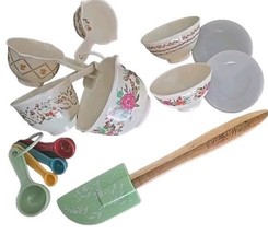 Pioneer Woman ~ PAINTED MEADOWS ~ 13-Piece ~ Melamine Tools ~ Silicone S... - $30.00