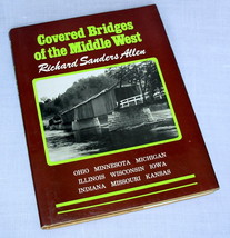 Covered Bridges of the Middle West hardbound book dust jacket Allen 1970 - $18.95