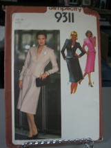 Simplicity 9311 Unlined Jacket &amp; Skirt Suit Pattern - Size 10 Bust 32.5 Waist 25 - £9.29 GBP