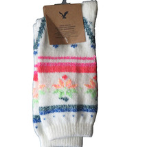 American Eagle Multicolored Cozy Knit Fair Isle Print Women&#39;s Socks - $12.99