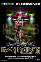 IRON MAIDEN 23 x 35 1986 / 1987 &quot;Somewhere In Time&quot; Record / Tour Promo Poster - £35.97 GBP