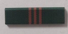 WOLF-BROWN RIBBON BAR PLASTIC COATED FOR UNIDENTIFIED MEDAL - $14.85