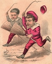 Artist Kash - After The Fair Imitating The Jockey&#39;s Victorian Trade Card - $34.65