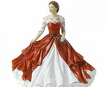 Royal Doulton Freya Figurine Red Gown Pretty Ladies 2021 Annual HN5936 G... - $174.00