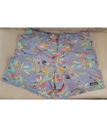 Patagonia Shorts Mens Size Small Purple Floral Baggies Birds Of Paradise RR - $19.79